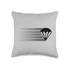 Airborne Infantry Division Paratrooper Airborne Symbol Vintage Throw Pillow, 16x16, Multicolor