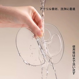 Makeup Palette, Makeup Spatula, Foundation Palette, Foldable, Transparent, Women's, Makeup Palette, Foundation, Makeup Tool