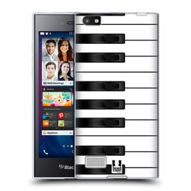 Head Case Designs Piano Keys Soft Gel Case Compatible With BlackBerry Leap