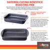 DaTerra Cucina Nonstick Roasting & Lasagna Pan – 16"x12"x3", Ceramic-Coated,