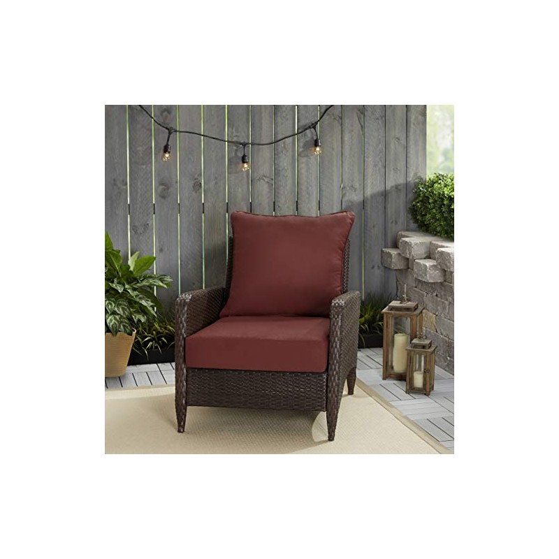 Rust-Oleum 358831-6PK Outdoor Fabric Spray Paint, 12 oz, Dark Red,