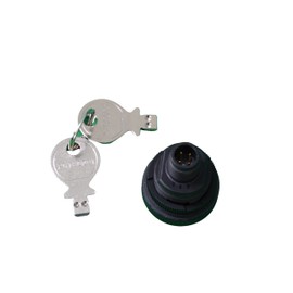 HEIDELBERG Key switch RAFI for locking the wallbox. Highest protection against external access. Made in Germany. High-quality design.