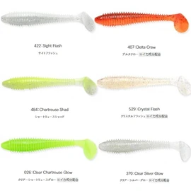 Keitech Swing Impact Fat 4.8" #484 Chartreuse Shad