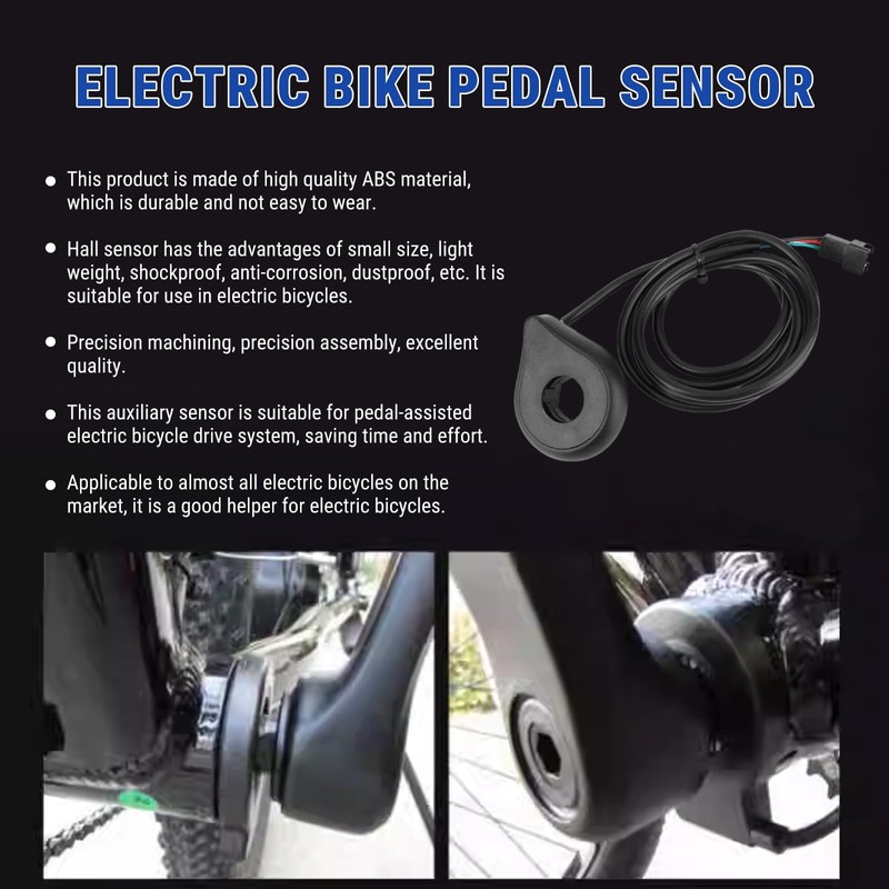 Candeon Ebike PAS Sensor, Electric Pedal Sensor Speed Sensor, 12
