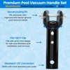 Poolvio Pool Vacuum Head Replacement Handles (2-Pack) – Heavy‑Duty Aluminum