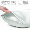 PiccoCasa Satin Pillowcases for Hair and Skin with Eye Mask