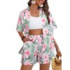VILOVE Hawaiian Outfits for Women 2 Piece Beach Sets Tropical