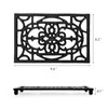 Fasmov 2 Pack Rectangle Cast Iron Trivet, 9.4 x 6.2