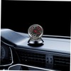 Mikinona 2pcs Car Thermometer Temperature Sensor Luminous Clock Easy Install