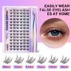 FYB Self-Adhesive Eyelashes Kit, Press On False Eyelashes, Pre-Glued False