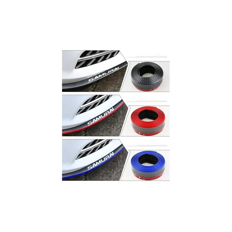 Vmingo Lip Samurai Universal Facia Faldon Flexible Estribo Spoiler (Fibra