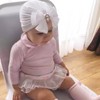 NuanSumm 3 PCS Cotton Stretchy Baby Soft Turban Hats Baby
