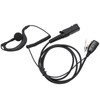 G Shape Earpiece PU Cable Walkie Talkie Earpiece with Mic