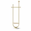 Modern Freestanding Stainless Steel Clothes Rack with Hanging Bar &