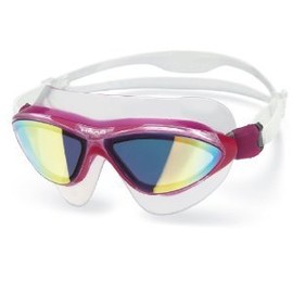 HEAD Jaguar LSR+ Adult Swim Goggles (Magenta Frame/Smoke Mirror Lens)