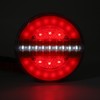 LED Round Trailer Tail Light 1200LM Stop Brake Turn Reverse