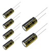 6 pcs Panasonic FM Series Electrolytic Capacitors - 6.3V 1500uf 20% Low Impedance