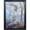 Daniel Smith "Shrouded Forest" "FRAMED ART Wildlife Eagle Soaring USA