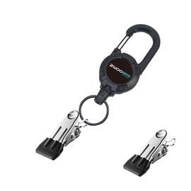 ZWOOGYM Never Lose Your Golf Headcover Retractable Clips, Your Will not be Losing Your Club Covers,Golf Club Accessories for Men and Women (black)