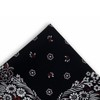 Trifong Bandana, 100% Cotton, Cashew Nut Pattern, Paisley Handkerchief, Unisex,