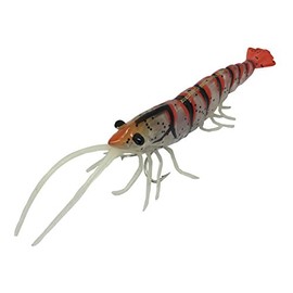 Savage Gear Hard Shrimp 4" Slow Sinking Lure, Red, 3/5 oz