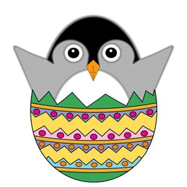 CafePress Baby Egguin Memory Keepsake Jewelry Box, 5"x5"x3.75"