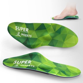 Flat Foot Insole, Low Rise, Arch Support, Plantar Fasciitis, Insole, Leg Correction, Shock Absorption, Standing Work, Insole, Shock Absorption, Size Adjustment, Unisex, Reduces Foot Fatigue,