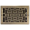 Decor Grates AJL610W-A Oriental Wall Register, 6-Inch by 10-Inch, Antique