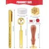 Christmas Wax Seal Stamp Kit Lanstics Wax Seal Stamp Brass