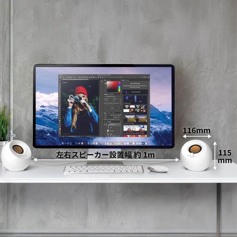 Creative Pebble White [Price.com Product Award 2024] Voice Input Pin