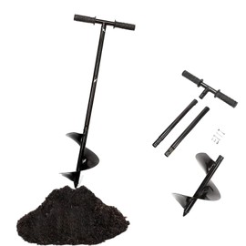 Compost Turner Aerator,Compost Stirrer Tool for Outdoor Composting Manual Compost Bin Aerator Rotating Aerator Soil Tiller