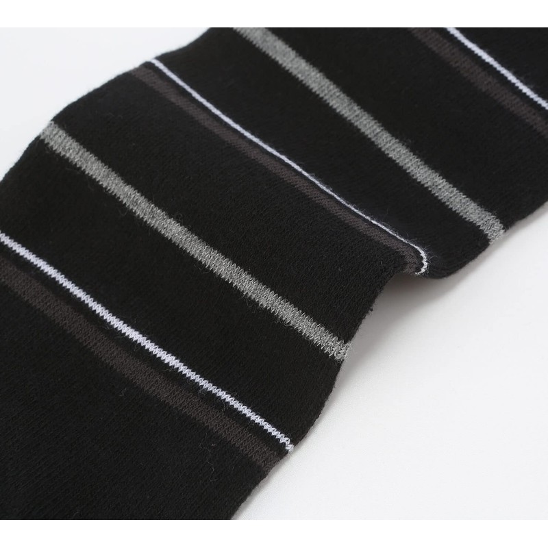 Civiczar Men's Five Toe Socks, Business Socks, Crew Length, Cotton,