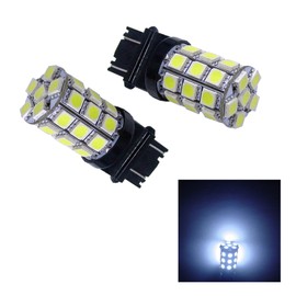 PA 2PCS 3157 White Auto LED Bulb 12V for Turn Signal, Side Marker, Stop, Back, Tail Light (3056 3156 3156A 3057 4057 3157 4157 T25 Available)