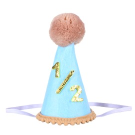 1/2 Birthday Baby Hat Half Year Birthday Headband Hat for Half Cute Decoration for 6th Month as Party Photo Prop for Girls Boys