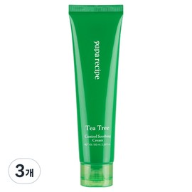 Papa Recipe Tea Tree Control Soothing Cream, 100ml, 3 pieces / 파파레서피 티트리 컨트롤 수딩 크림, 100ml, 3개