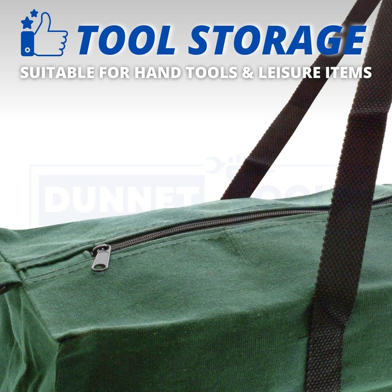 Dunnet Tools 24" Canvas Tool Bag Diy Storage Heavy Duty