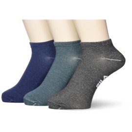 Fila 3 Pairs Socks, Men's 3 Pair Socks, 2630531-257-1 01 Mixed Color, 9.8 - 10.6 inches (25.0 - 27.0 cm), 01 mix color