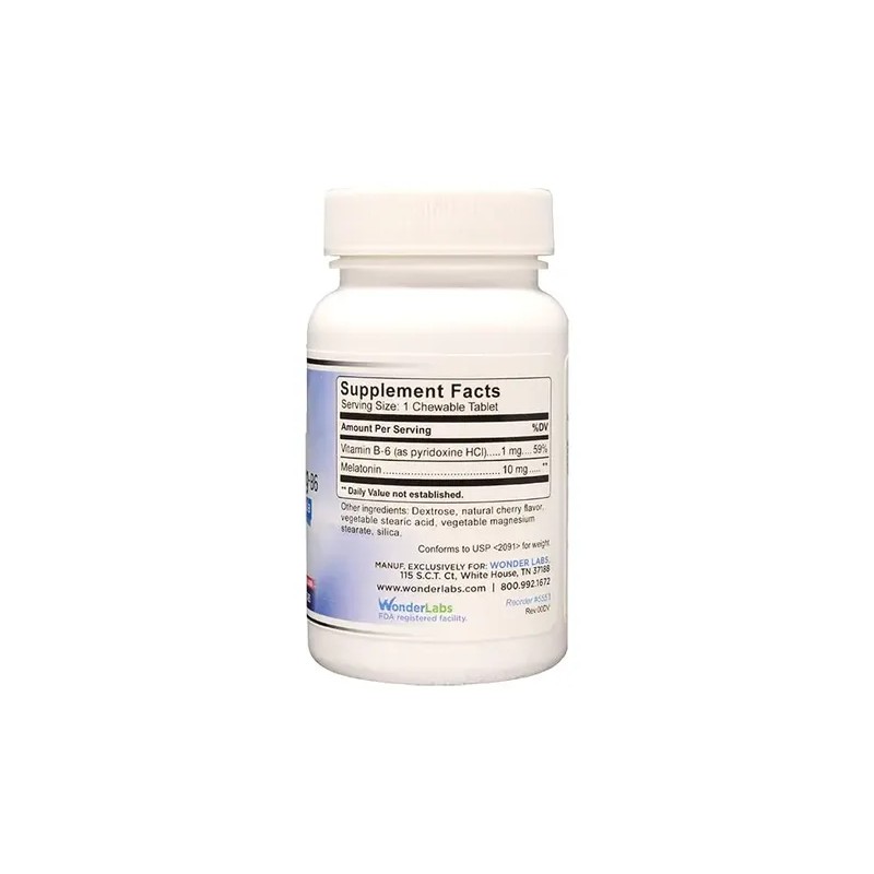 Wonder Laboratories Melatonina Masticable 10mg 200ct