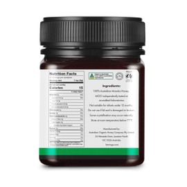 Berringa Australian Manuka Honey, MGO 120+, Mild Strength, 8.82 fl oz (250g), Raw & Unfiltered