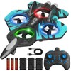 FUNPX Foam RC Airplane with Cool Led Light, 360° Flip