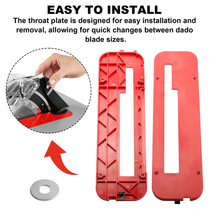for Bosch TS1007 Dado Insert Replacement, Fits for Bosch Table