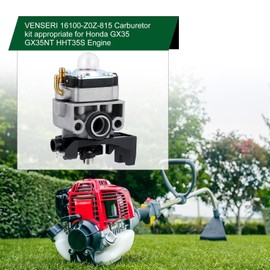 Venseri GX35 Carburetor for Honda GX25 GX25N GX25NT HHT35 String Trimmer FG110 FG110K1 HHT25S 4 Cycle Engine Replaces 16100-Z0Z-815 16100-Z0H-825