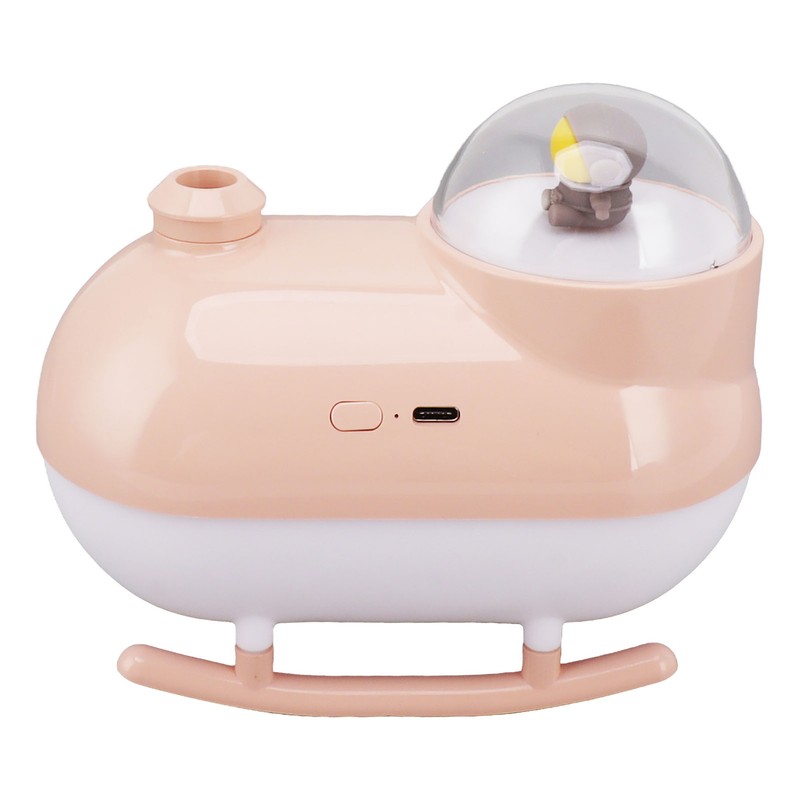 Small Humidifier Desktop Humidifier Cartoon Astronaut Train Colorful Lighting USB
