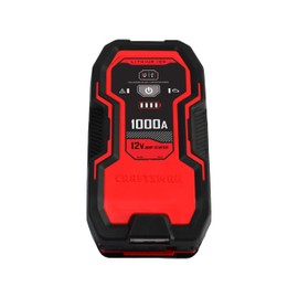 CRAFTSMAN Lithium Jump Starter and Portable Power Pack, CMXCESM263, 3-in-1, 2.4 Amp USB Port, LED Light, 1000 Amps, 12 Volt, for Motorcycle, Car, SUV, Truck, and Marine Batteries