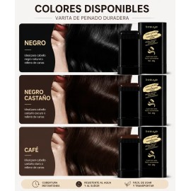Tinte En Barra Para Cabello Cubre Canas Con Peine 20g                                                                                                 