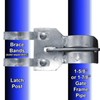 Rolling Offset Latch - Lock N' Latch: (for 1-5/8" to