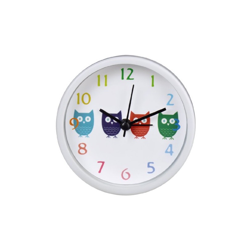 Hama Children's Owl Alarm Clock with Silent Sweep Second Hand