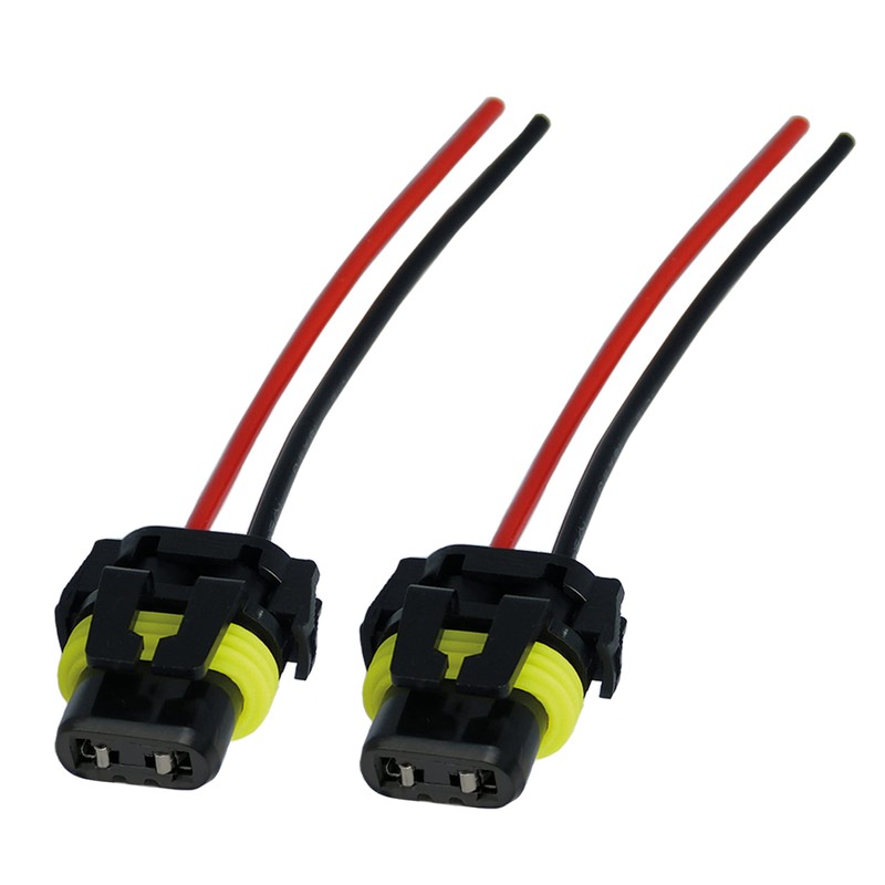 L & P Car Design 2x HB3 Lamps Plug Socket