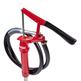 Lincoln 1335 Heavy-Duty Lever-Action Fluid Transfer Pump for 16- to 55- Gallon Drums, 8.5 Fl. Oz. Per Stroke, Adjustable Two-Position Handle for Pumping Low- to High-Viscosity Fluids
