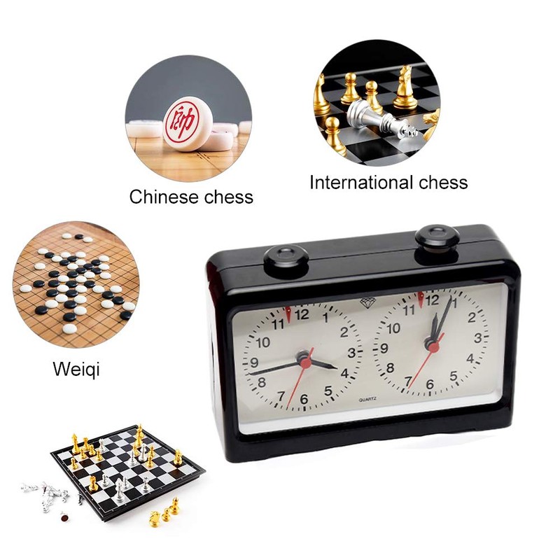 Just E Joy Chess Clock Digital Alarm Chess Timer w/Quartz